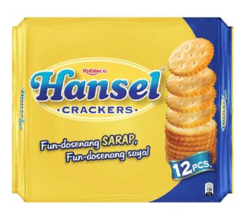 Rebisco Hansel Plain Cracker 10packs of 12pcs