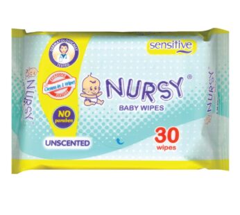 Nursy Baby Wipes Unscented 30s