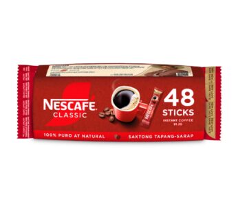 Nescafe Classic Instant Coffee Sticks 48×1.9g