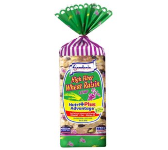 Gardenia High Fiber Wheat Raisin Loaf 600g