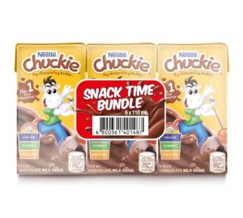 Nestle Chuckie Chocolate Milk Drink Snack Time Bundle 6x110ml