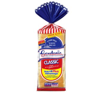 Gardenia Thick Sliced White Bread Classic Loaf 600g