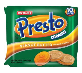 Presto Creams Peanut Butter Sandwich Cookies 10x30g