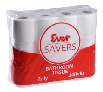 Ever Savers Bathroom Tissue 2 Ply 300 sheets 24 Rolls